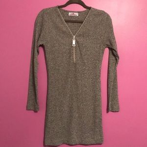 Gray “Sweater” Dress
